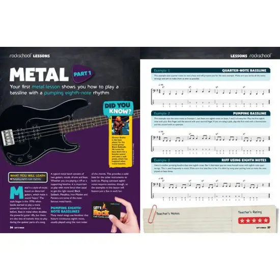 Rockschool LIVRO Let´s Rock Bass
