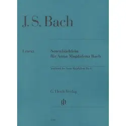 Bach LIVRO NOTEBOOK FOR ANNA MAGDALENA BACH