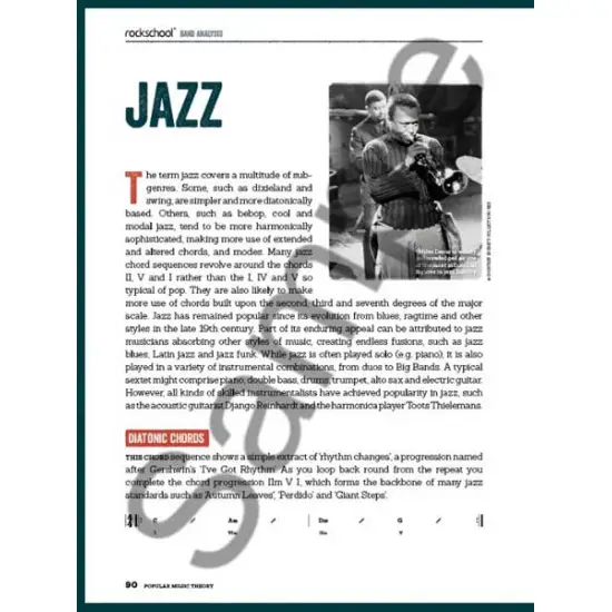 Rockschool LIVRO Popular Music Theory Guidebook (Grades 6 8)