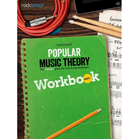 Rockschool LIVRO Popular Music Theory Workbook (Grade 2)