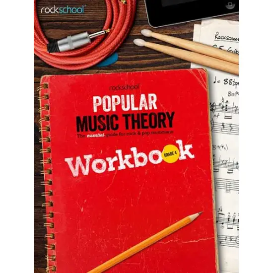 Rockschool LIVRO Popular Music Theory Workbook (Grade 4)