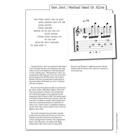 Rockschool LIVRO Acoustic Grade 5