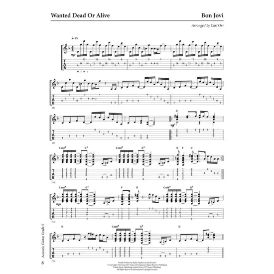 Rockschool LIVRO Acoustic Grade 5