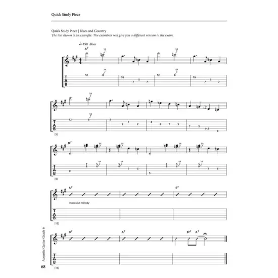 Rockschool LIVRO Acoustic Grade 6