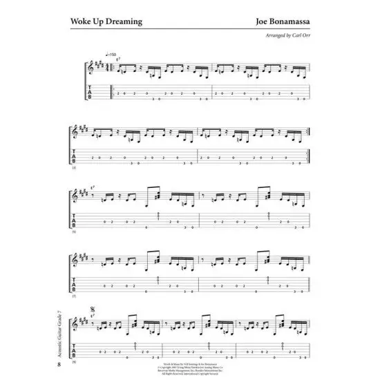 Rockschool LIVRO Acoustic Grade 7