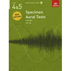 ABRSM LIVRO Specimen Aural Tests Grade 4 5 (com CD)