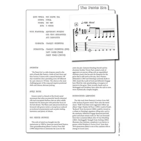 Rockschool LIVRO Guitar Grade 7 2018