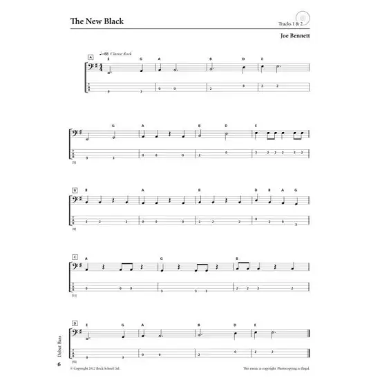 Rockschool LIVRO Bass Debut 2018