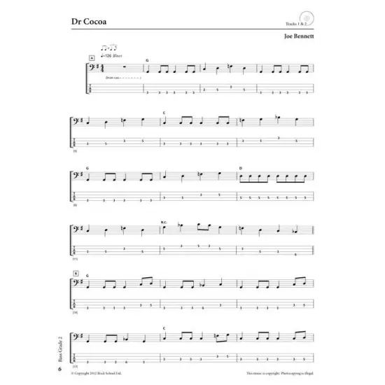 Rockschool LIVRO Bass Grade 2 2018