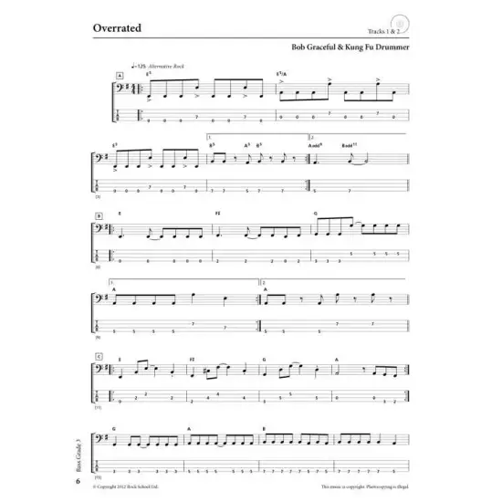 Rockschool LIVRO Bass Grade 3 2018