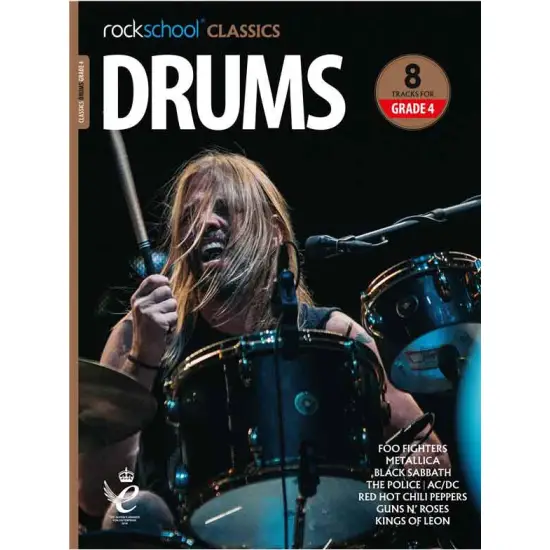 Rockschool LIVRO Classics Drum Grade 4 2018+