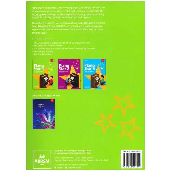 ABRSM LIVRO ABRSM Piano Star, Book 1