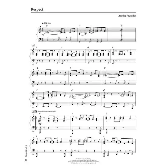 Rockschool LIVRO Piano Grade 4 2019