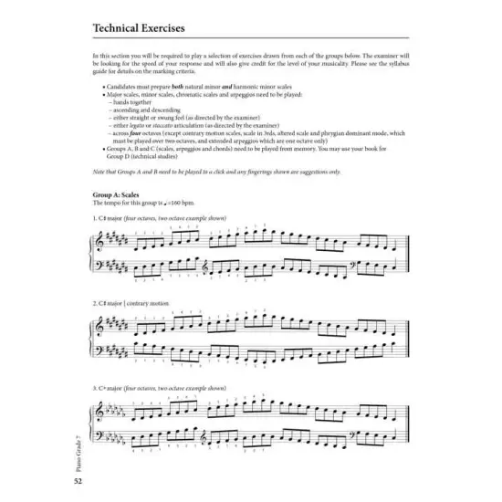 Rockschool LIVRO Piano Grade 7 2019