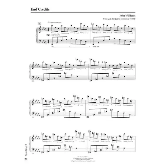 Rockschool LIVRO Piano Grade 8 2019
