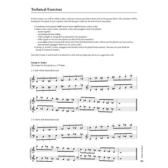 Rockschool LIVRO Piano Grade 8 2019