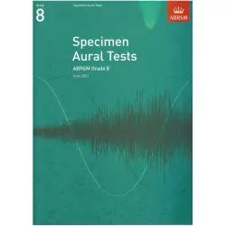 ABRSM LIVRO Specimen Aural Tests Grade 8