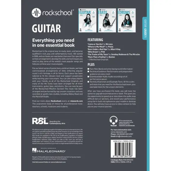 Rockschool LIVRO Guitar Grade 1 2024