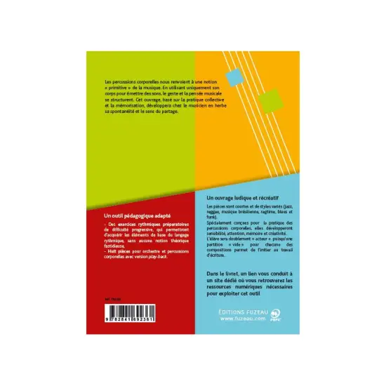 FUZEAU LIVRO Body Tap I e II   Ritmo com Corpo (versão em francês)