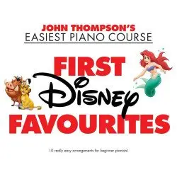 JOHN THOMPSON'S LIVRO Easiest Piano Course: First First Disney Favourites (ENG)