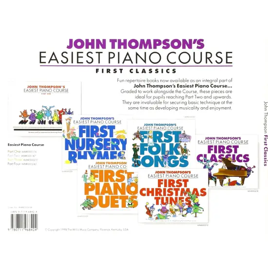JOHN THOMPSON'S LIVRO Easiest Piano Course: First Classics