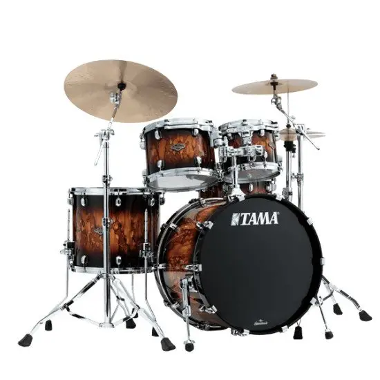Tama Straclassic Walnut/Birch 4pc MBR Molten Brown Burst