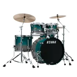 Tama Straclassic Walnut/Birch 4pc SPF Satin Sapphire Fade