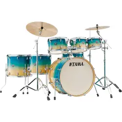 Tama Superstar Classic 5pc PCLP Caribbean Lacebark Pine Fade c/ hardware