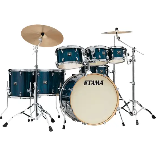 Tama Superstar Classic 5pc PGHP Gloss Sapphire Lacebark Pine
