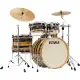 Tama Superstar Classic 5pc NET Natural Ebony Tiger Wrap c/ hardware