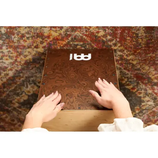 Meinl Snarecraft Snare Cajon 80 Burl Wood SC80BW