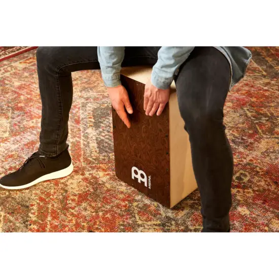 Meinl Snarecraft Series Snare Cajon 100 Burl Wood SC100BW
