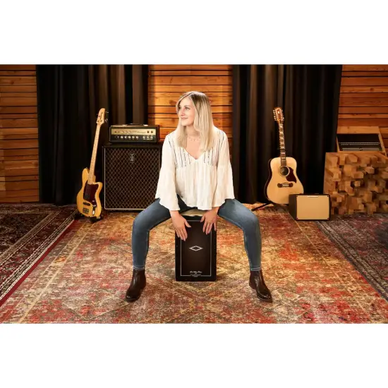 Meinl Artisan Edition Series String Cajon Soleá Line Ebony Burst AESLEYB