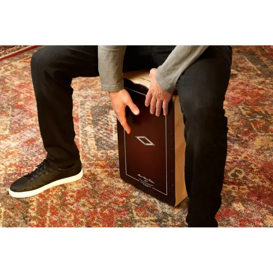 Meinl Artisan Edition Series String Cajon Soleá Line Dark Red Burst AESLRB